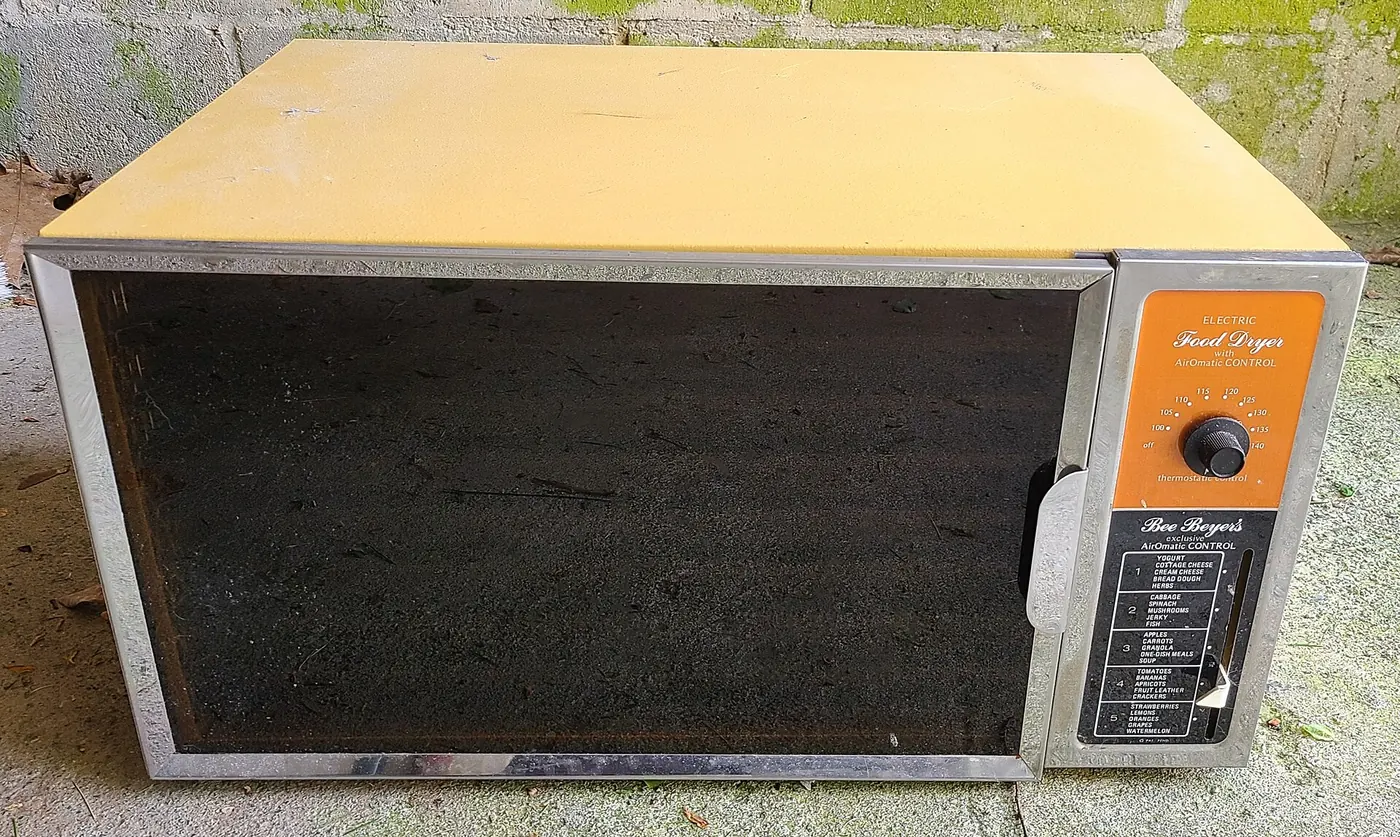 A countertop microwave