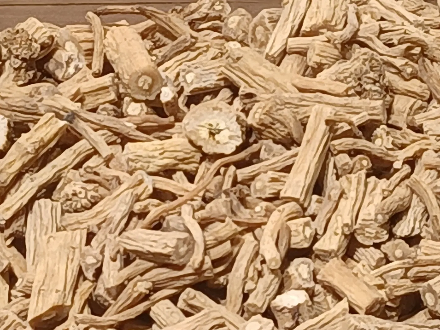 Dried medicinal roots