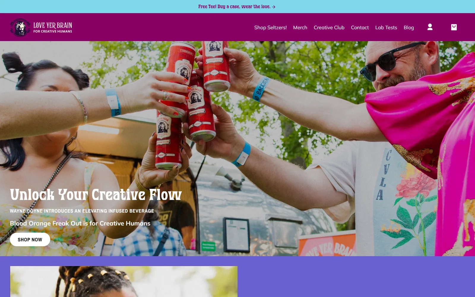 Love Yer Brain website design