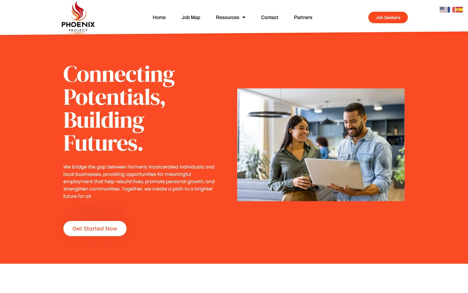 Phoenix Project website design